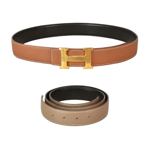 hermes reversible belt used